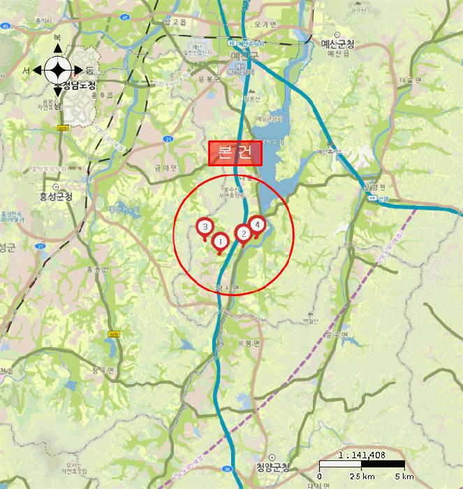 충청남도 예산군 광시면 은사리 437-2 답 경매 사진 4