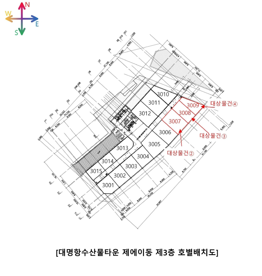 경기도 김포시 대곶면 대명리 487-21 대명항수산물타운 에이동 3층 3007호 근린상가 경매 사진 14