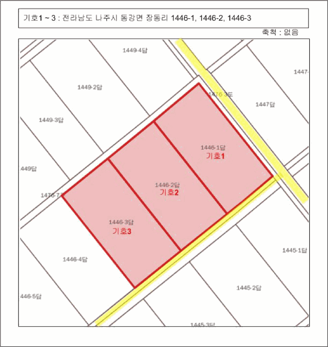 전라남도 나주시 동강면 장동리 1446-2 답 경매 사진 28