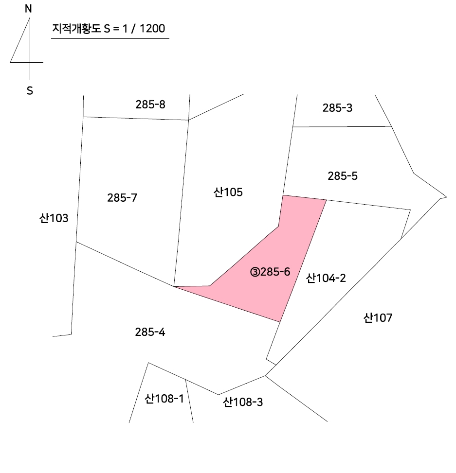 충청남도 당진시 면천면 죽동리 285-6 임야 경매 사진 9