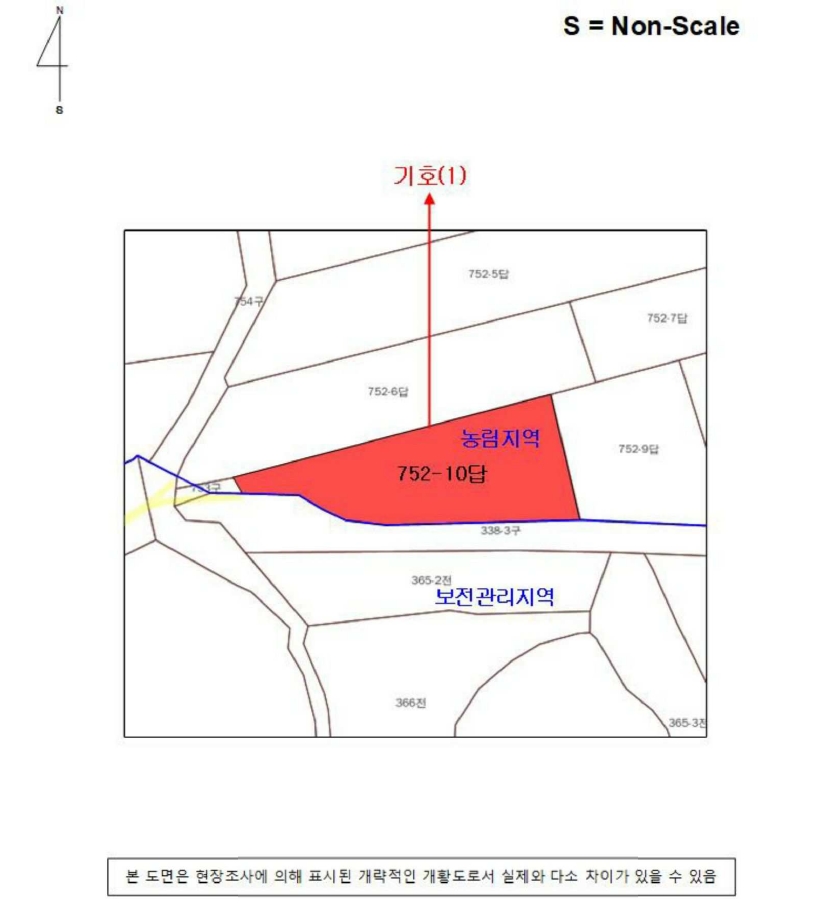 경상남도 진주시 금곡면 검암리 752-10 답 경매 사진 6