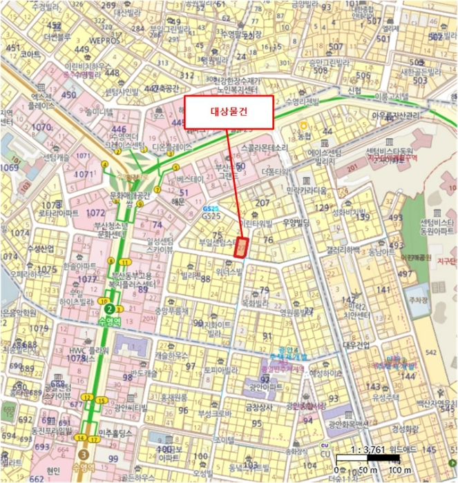 부산 수영구 광안동 75-27, 9층905호 (광안동,부일스타리움) 오피스텔(주거) 경매 사진 12