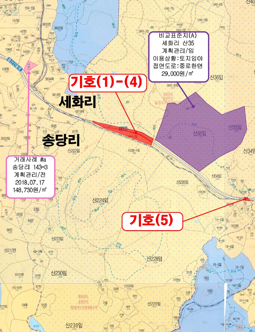제주특별자치도 제주시 구좌읍 세화리 산44-4 도로 경매 사진 3