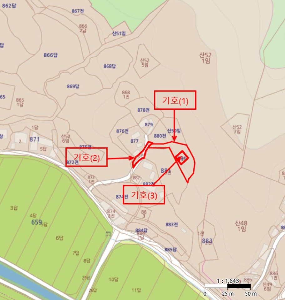 경상남도 산청군 단성면 강누리 881-1 외 2필지 전 경매 사진 12