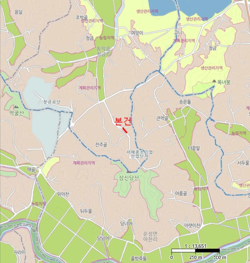 충청남도 당진시 송악읍 청금리 316-62 외 1필지 임야 경매 사진 17