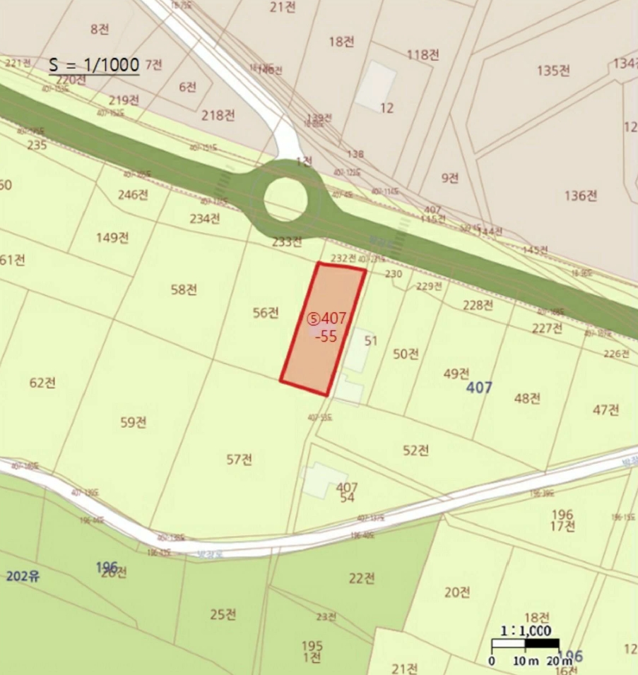 전라남도 장성군 북이면 달성리 407-55 전 경매 사진 5