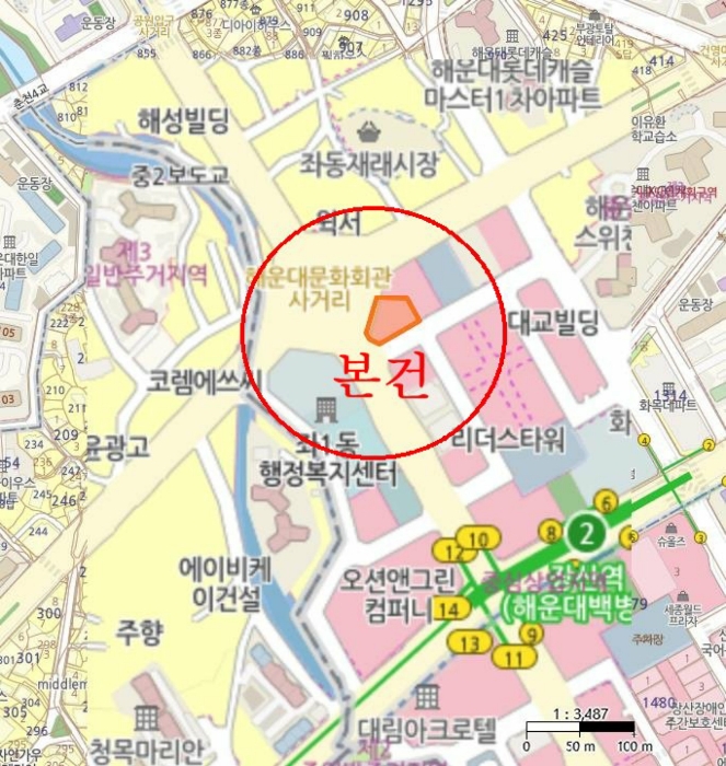 부산 해운대구 좌동 1461-4, 7층708호 (좌동,대하프라자) 근린상가 경매 사진 8