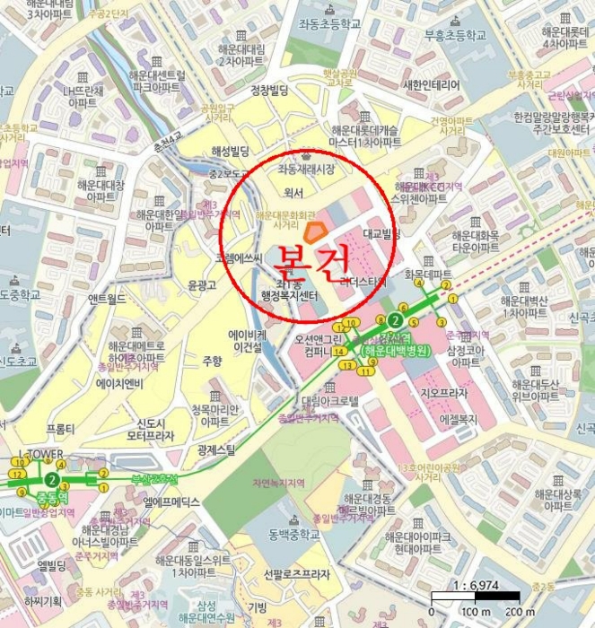 부산 해운대구 좌동 1461-4, 7층707호 (좌동,대하프라자) 근린상가 경매 사진 9