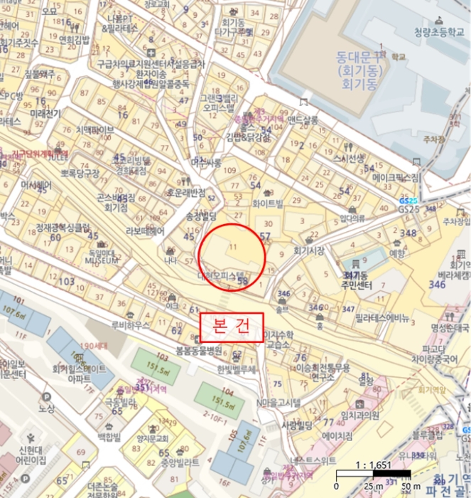 서울 동대문구 회기동 57-11, 12층1202호 외 2필지 오피스텔(주거) 경매 사진 14