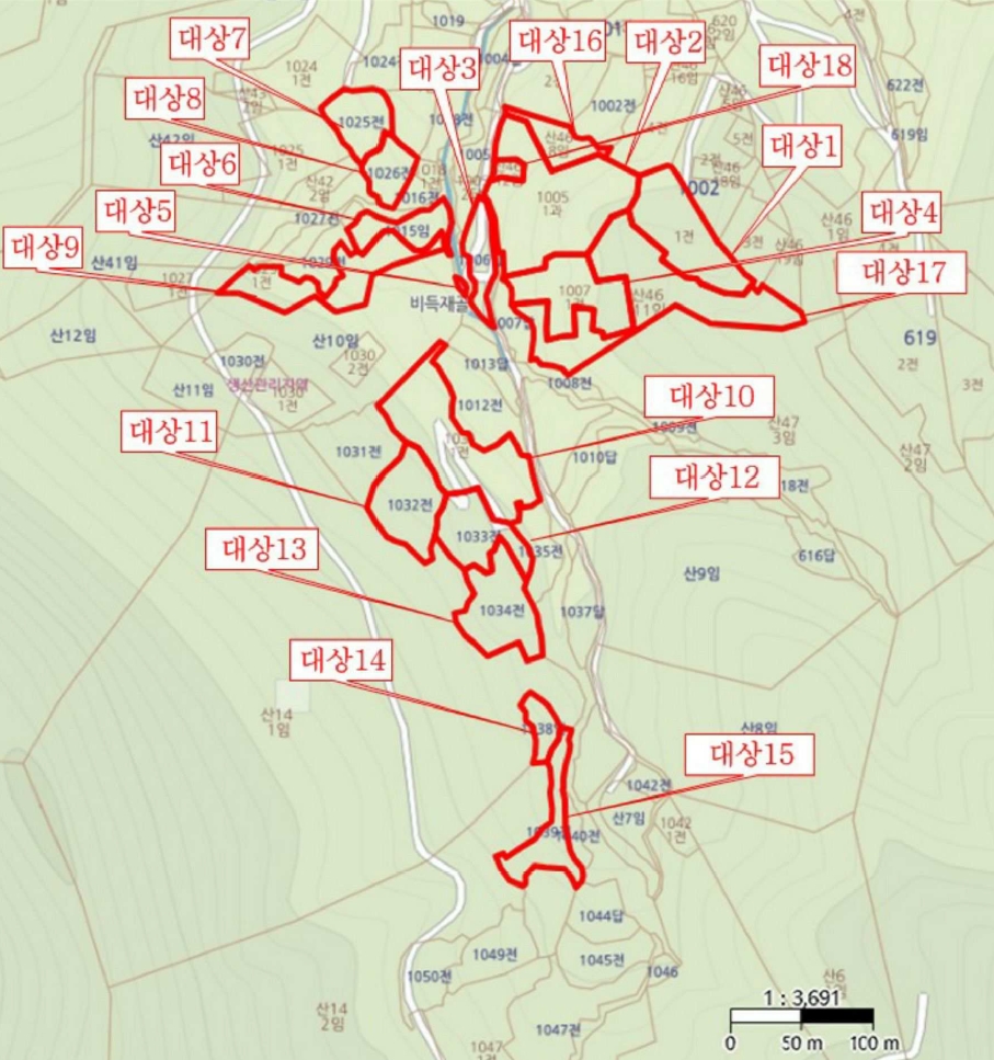 충청북도 제천시 덕산면 도전리 1430 답 경매 사진 80