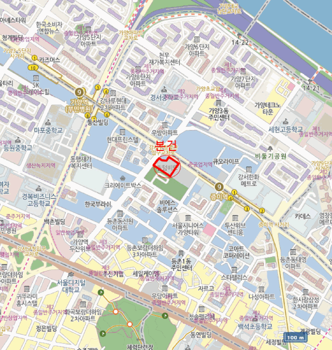 서울특별시 강서구 등촌동 629-1 가양역더리브아너비즈타워 제6층 제606호 지식산업센터 경매 사진 12